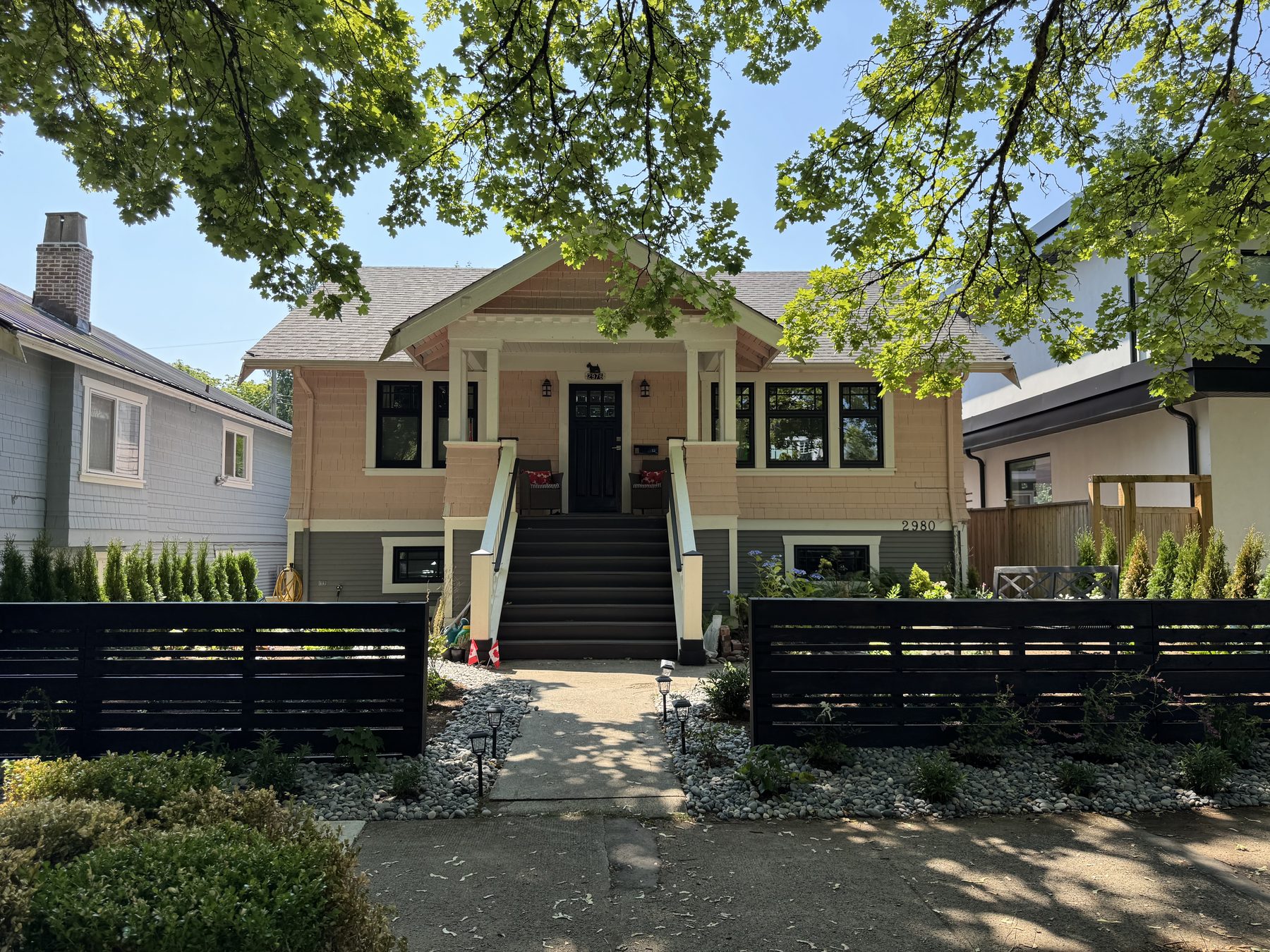 Kitsilano character home and mature streetscape
